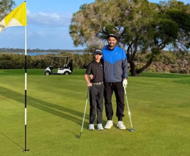 Geelong junior gets his dad hooked on golf