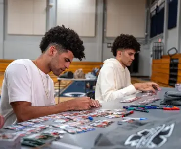 Leaf Trading Cards Leading the Way in High School NIL - Recent Deals with the Boozer Twins and Kai Trump