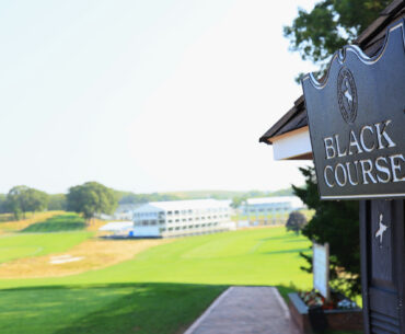 Sign for the Black Course at Bethpage State Park