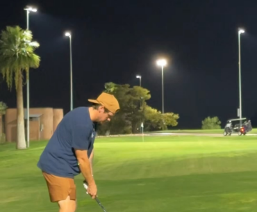 Night golf is very, very cool