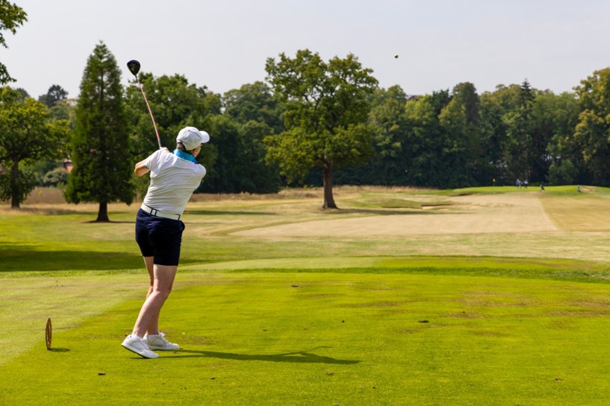 The first tee on the Bracken course at Woodhall Spa