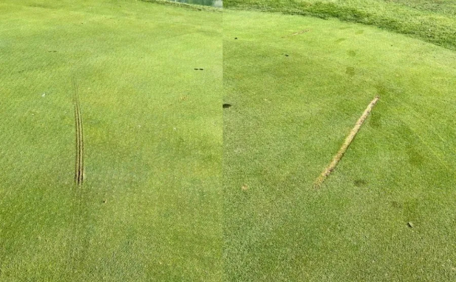 Vandalism at Sunbrook Golf Course (Courtesy of St. George Police)