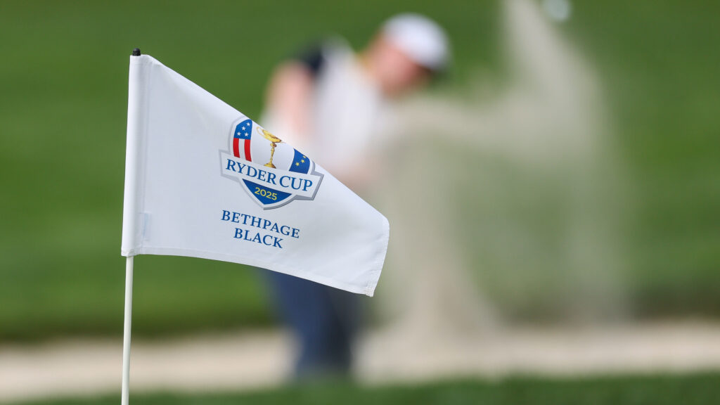 The Ryder Cup flag