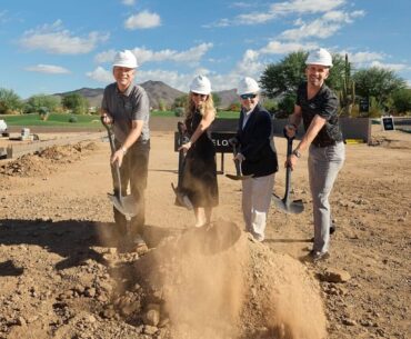 A homebuilder broke ground for the next phase of the Villas II luxury golf community at Seven Dese...