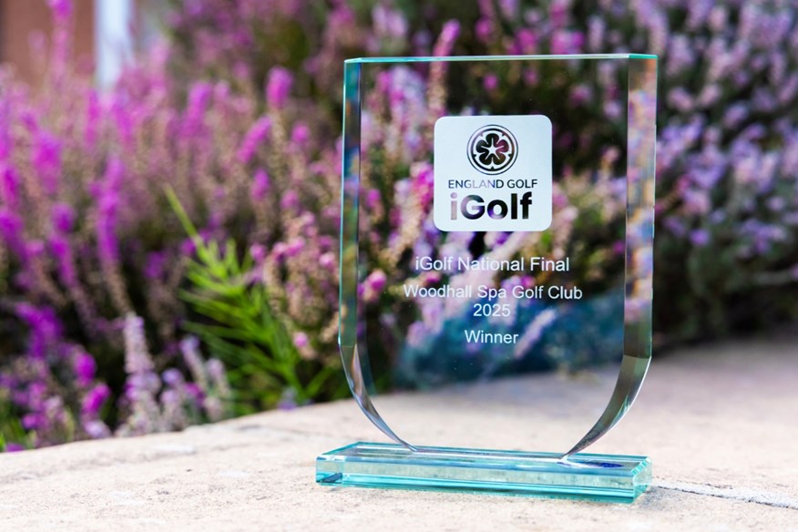 The iGolf final trophy