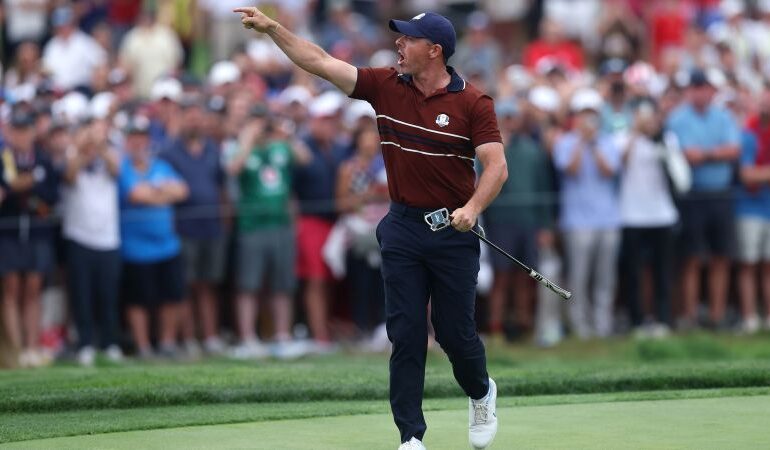 Ryder Cup: Bethpage Black comes close to boiling over as frustrated American fans crank up the heckling of Team Europe