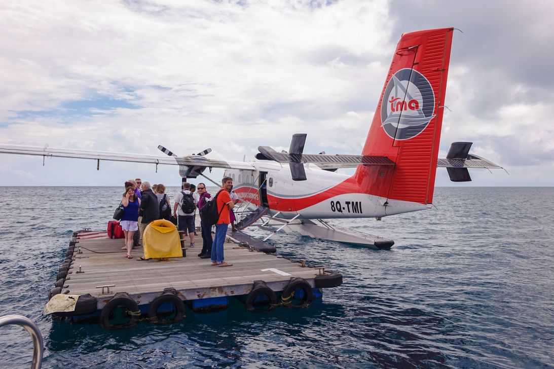 Velana International Airport in the Maldives doesn't just have a regular runway; it also has four water runways for seaplanes.