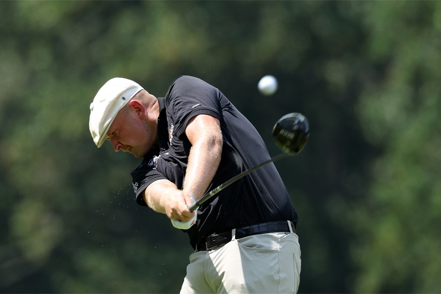 Harry Hall hits his Ping G430 max fairway wood