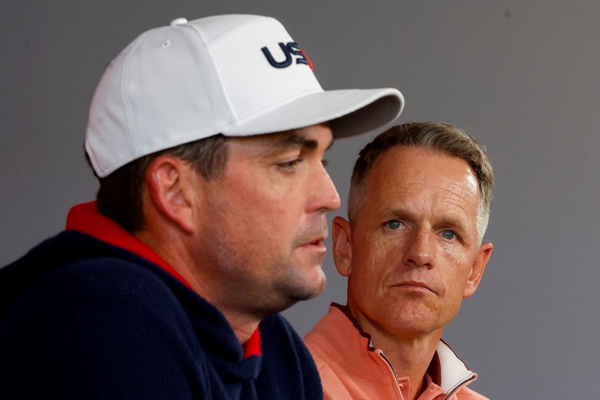 Luke Donald and Keegan Bradley were captains at the 2025 Ryder Cup.