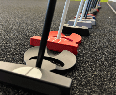 Row of L.A.B. at L.A.B. Golf headquarters in Creswell, Oregon
