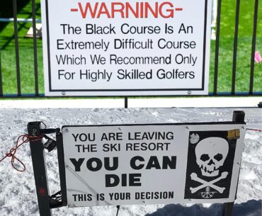 Which warning sign is more ominous?