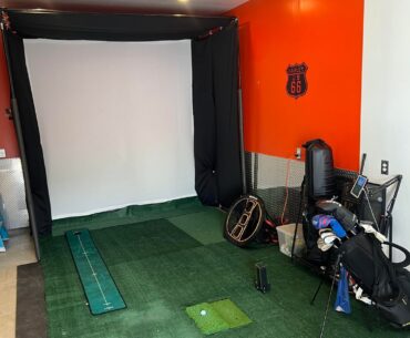 Here’s all the stages of my garage build and the final result. Not the fanciest but it’ll keep me swinging through a very cold western NY winter. 👍