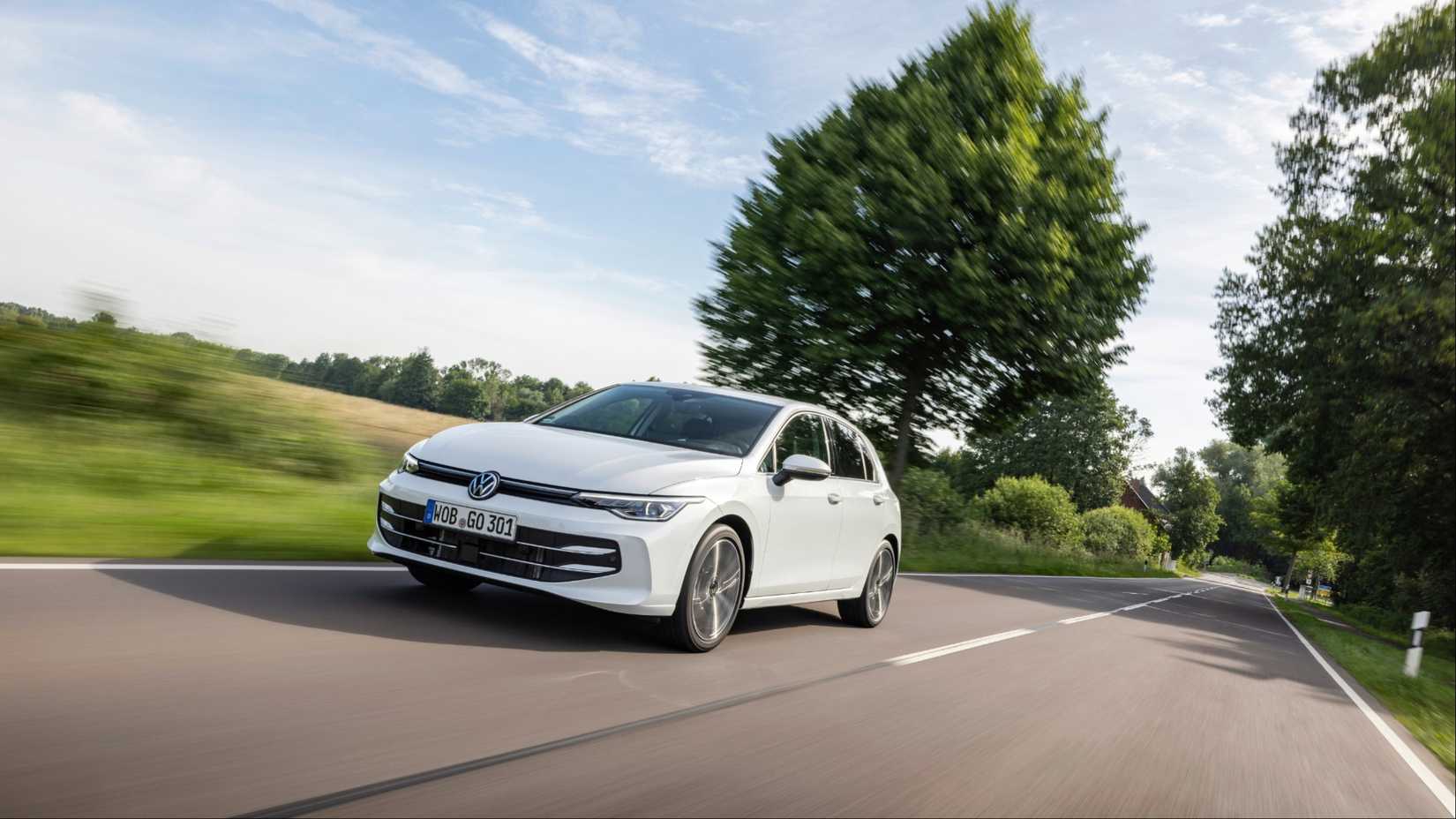 2025 Volkswagen Golf in motion