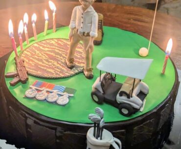 Got a retirement cake made for my dad!