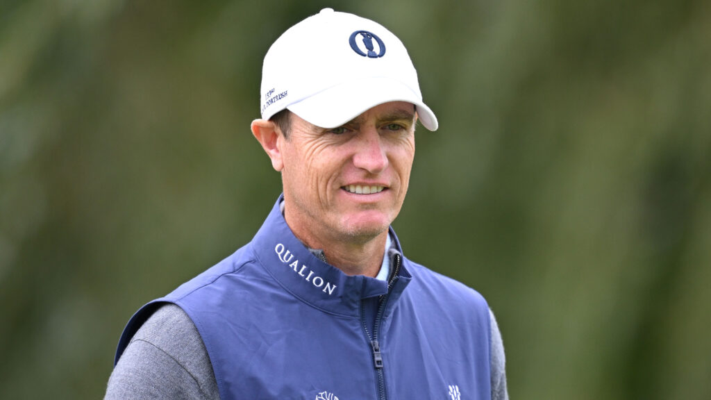 Nicolas Colsaerts smiling at the Open de France