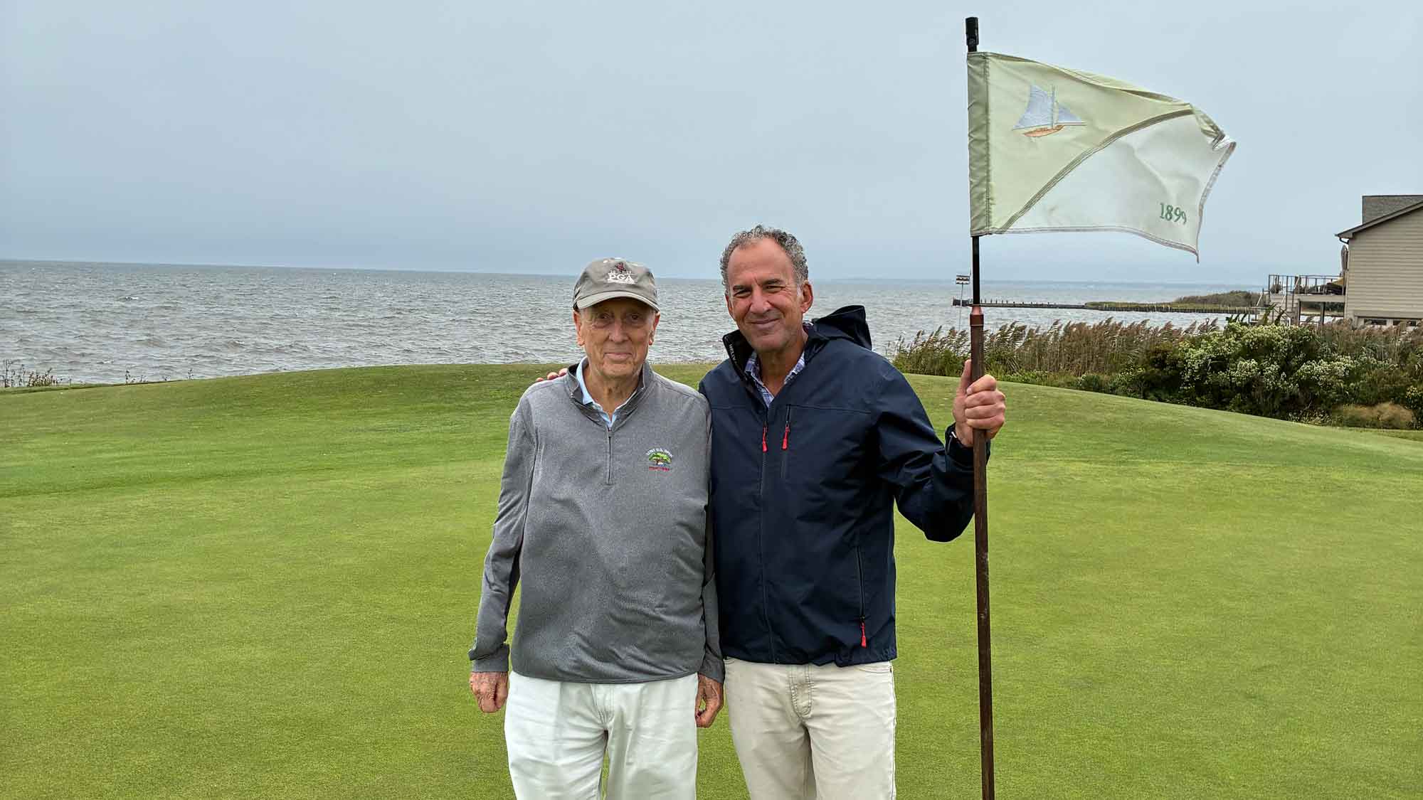 rees jones and michael bamberger at bellport gc