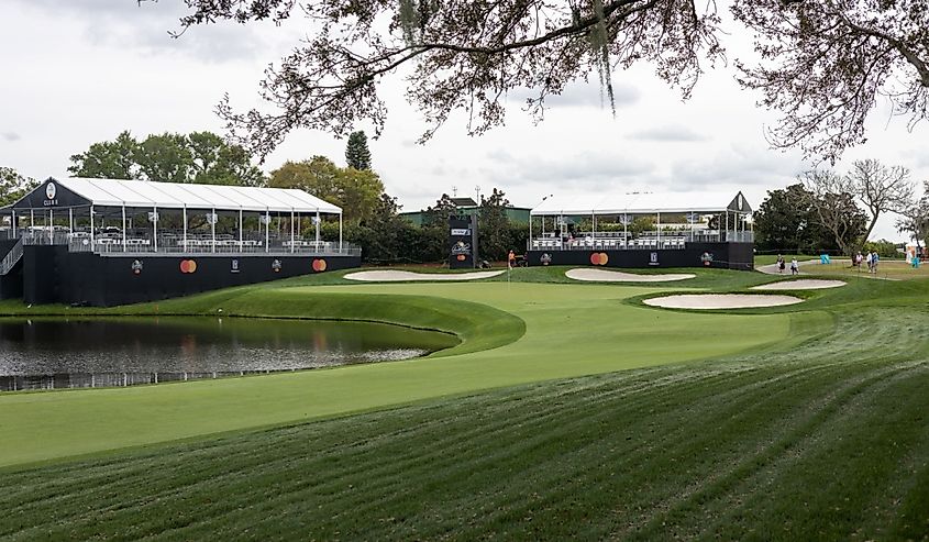 Bay Hill during the Arnold Palmer Invitational practice rounds
