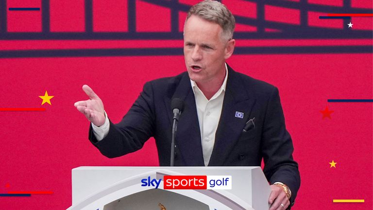 LUKE DONALD RYDER CUP OPENING CEREMONY 24 SEP