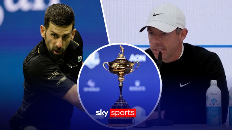 Rory McIlroy says he admires Novak Djokovic's ability to deal with hostility with a pro-American crowd and hints at taking advice from the Serbian after having a conversation with him. 