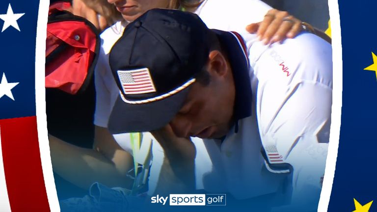 Scheffler in tears