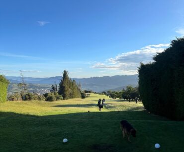 Played one of the world's highest golf courses 9,842feet