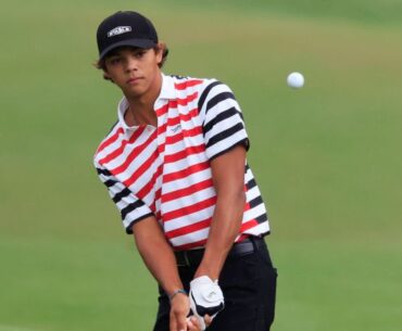 Charlie Woods, son of Tiger, hits second hole-in-one in last nine months
