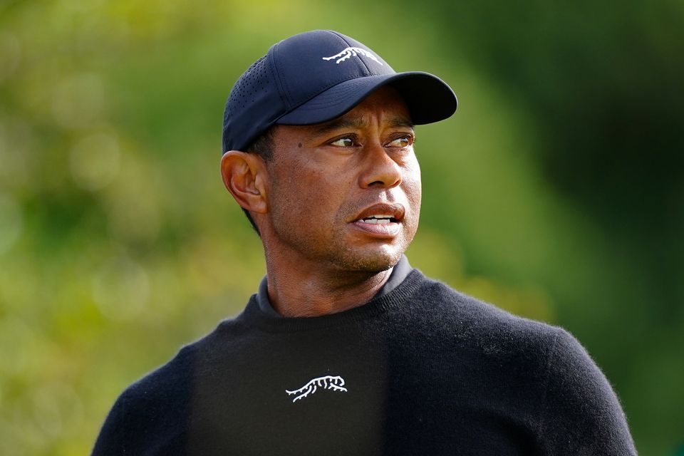 Tiger Woods’ only golfing appearances this year have been in the new TGL indoor competition (Zac Goodwin/PA)..