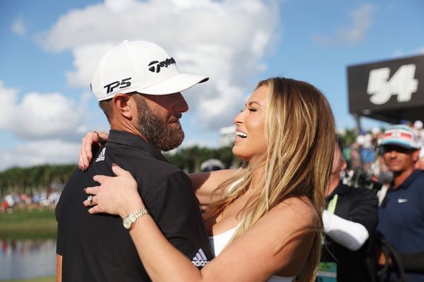 Dustin Johnson and Paulina Gretzky