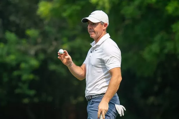 McIlroy standing on course
