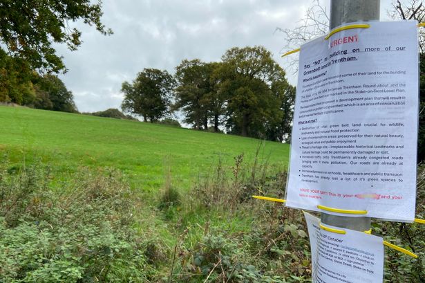 Green Belt land at Trentham has been earmarked for up to 500 homes in the draft local plan