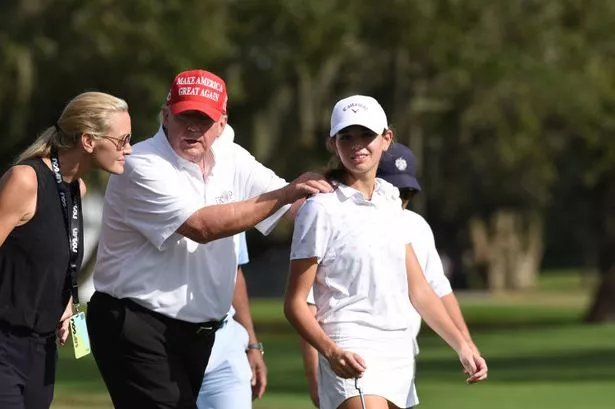 Donald Trump and Kai Trump