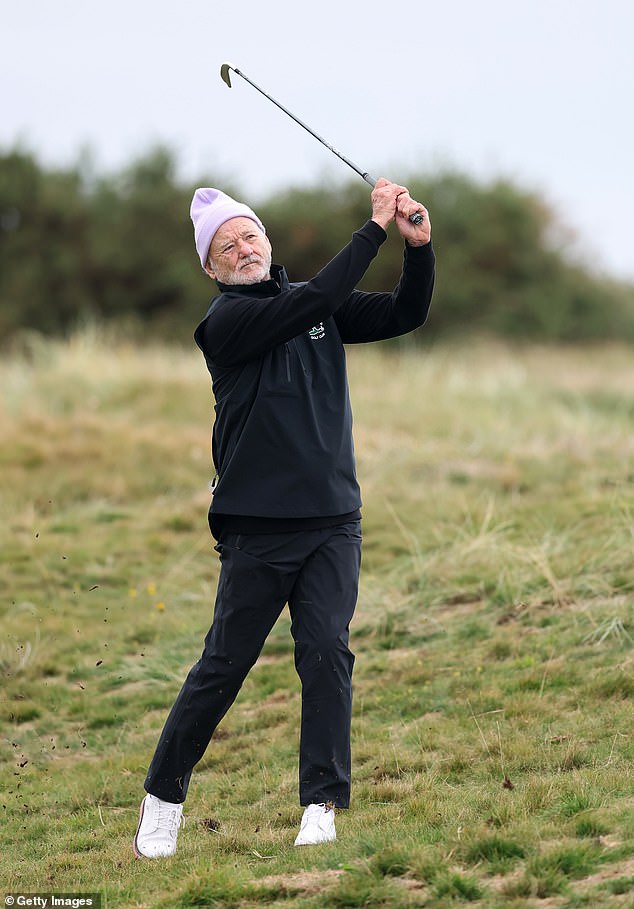The Oscar nominee has also channelled his passion for the sport into a new BBC series, which will see him embark a road trip around Ireland visiting the country's most famous golf courses