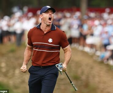 Rory McIlroy waged a constant war against USA fans during a stormy Ryder Cup in New York