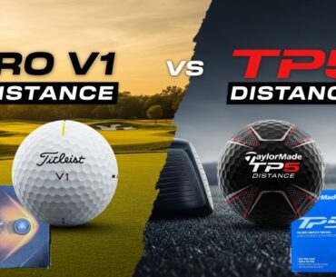 Pro V1 vs TP5 Distance Test Review and Comparison | Best Golf Ball Comparison 2025