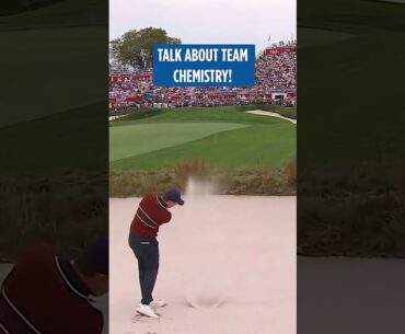 Fitzpatrick & Hatton hit IDENTICAL approach shots! 🤯