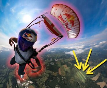 Skydiving Onto a Golf Course with Red Bull Air Force #Shorts