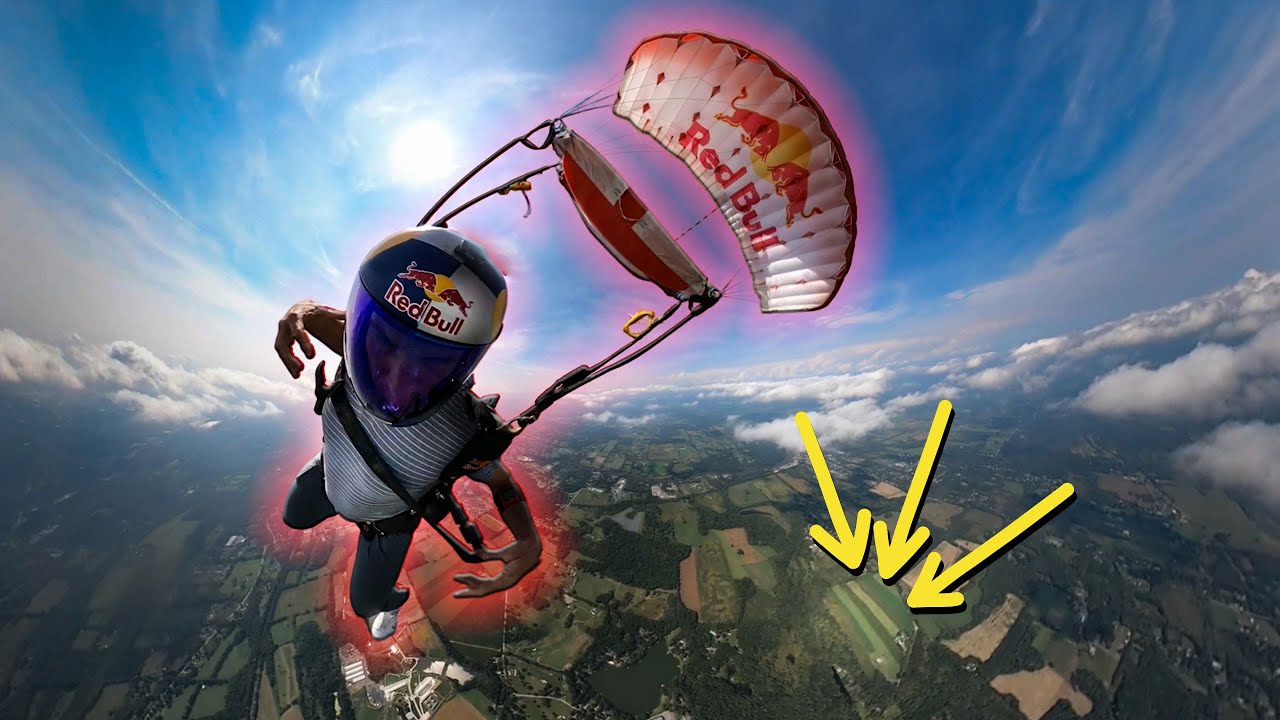 Skydiving Onto a Golf Course with Red Bull Air Force #Shorts Skydiving Onto a Golf Course with Red Bull Air Force #Shorts