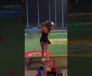 Amazing Golf Swing you need to see | Golf Girl awesome swing | Golf shorts | Ashley