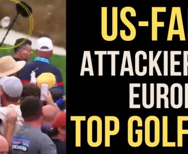 US-Fans attackieren Europas Golfer - Skandal beim Ryder Cup