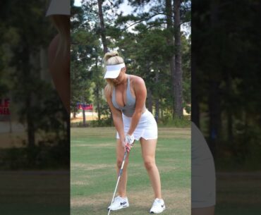 Amazing Golf Swing you need to see | Golf Girl awesome swing | Golf shorts | Kaelee Rene