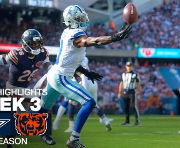 Dallas Cowboys vs. Chicago Bears Game Highlights | NFL 2025 Season Week 3