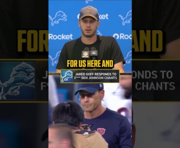 Jared Goff on how the fans responded to Ben Johnson’s return to Detroit ⬆️ #NFLonFOX #NFL #Lions