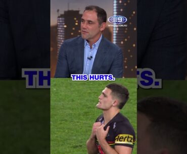 What Cam whispered to Nathan Cleary after the 2020 grand final... 👂 #9WWOS #NRL #shorts