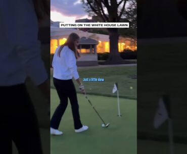 Putting on the White House Lawn #shorts #kaitrump #whitehouse