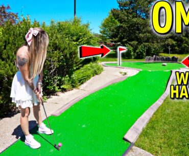 This Mini Golf Course is SO HARD!