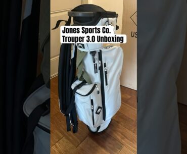 Jones Trouper 3.0 Golf Bag #golfbag #golfgear #golf Jones Trouper 3.0 Golf Bag #golfbag #golfgear #golf