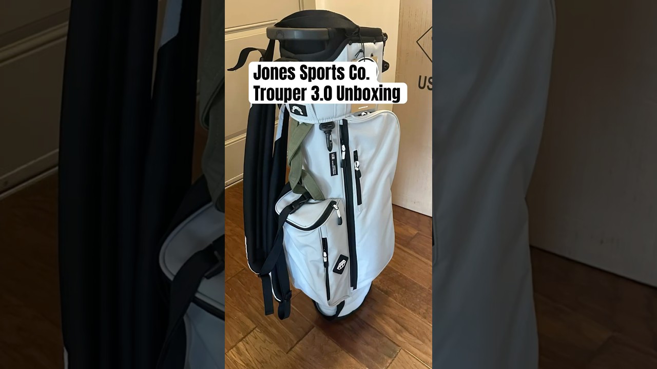 Jones Trouper 3.0 Golf Bag #golfbag #golfgear #golf Jones Trouper 3.0 Golf Bag #golfbag #golfgear #golf