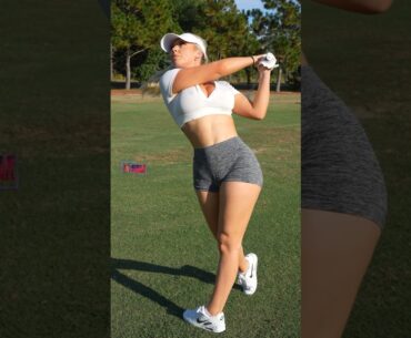 Amazing Golf Swing you need to see | Golf Girl awesome swing | Golf shorts | Kaelee Rene