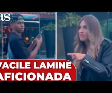 LAMINE se VIRALIZA por ESTO con una JOVEN en BARCELONA