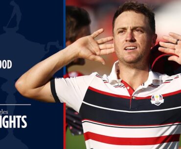Tommy Fleetwood vs Justin Thomas Highlights | 2025 Ryder Cup
